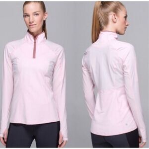 NWOT Lululemon Trail Bound 1/2 Zip Strawberry Milkshake Sz 8, $100 D12